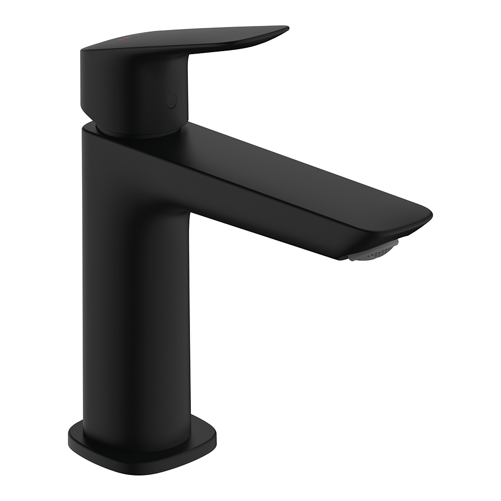 Hansgrohe Logis Single Lever Basin Mixer 110 Fine Without Waste Set Matt Black