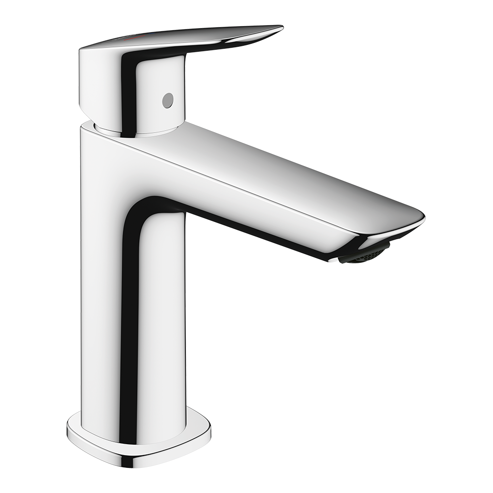Hansgrohe Logis Single Lever Basin Mixer 110 Fine Coolstart Without Waste Set Chrome