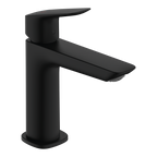 Hansgrohe Logis Single Lever Basin Mixer 110 Fine Coolstart Without Waste Set Matt Black
