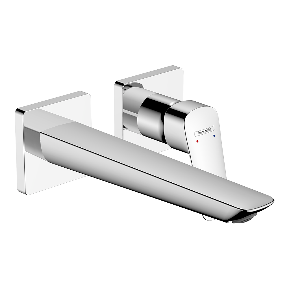 Hansgrohe Logis Single Lever Basin Mixer For Concealed Installation Fine Wall-Mounted With Spout 2060mm Chrome