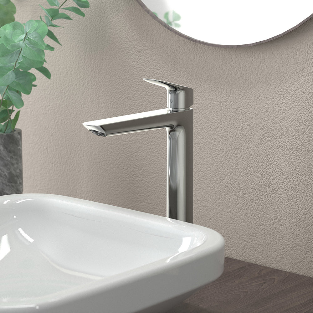 Hansgrohe Logis Single Lever Basin Mixer 240 Fine Without Waste Set Chrome