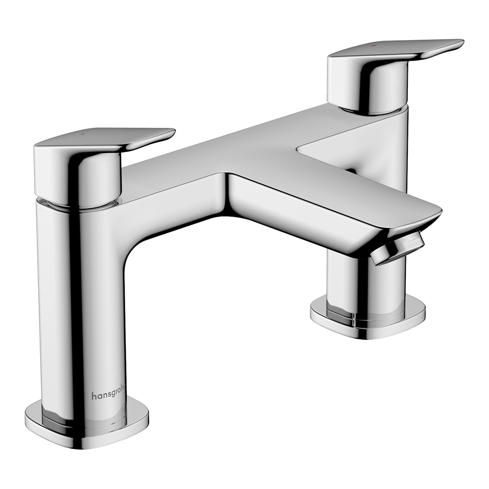 Hansgrohe Logis 2-Hole Rim Mounted Bath Mixer Chrome