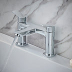 Hansgrohe Logis 2-Hole Rim Mounted Bath Mixer Chrome