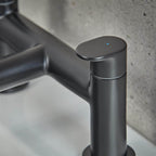 Hansgrohe Vernis Blend 2-Hole Rim Mounted Bath Mixer Matt Black