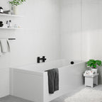 Hansgrohe Vernis Shape 2-Hole Rim Mounted Bath Mixer Matt Black