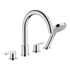 Hansgrohe Vernis Blend 4-Hole Rim Mounted Bath Mixer Chrome