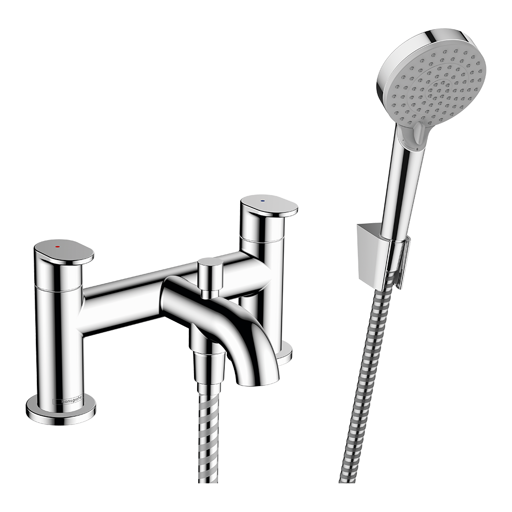 Hansgrohe Vernis 2 Taphole Bath Shower Mixer Tap Chrome
