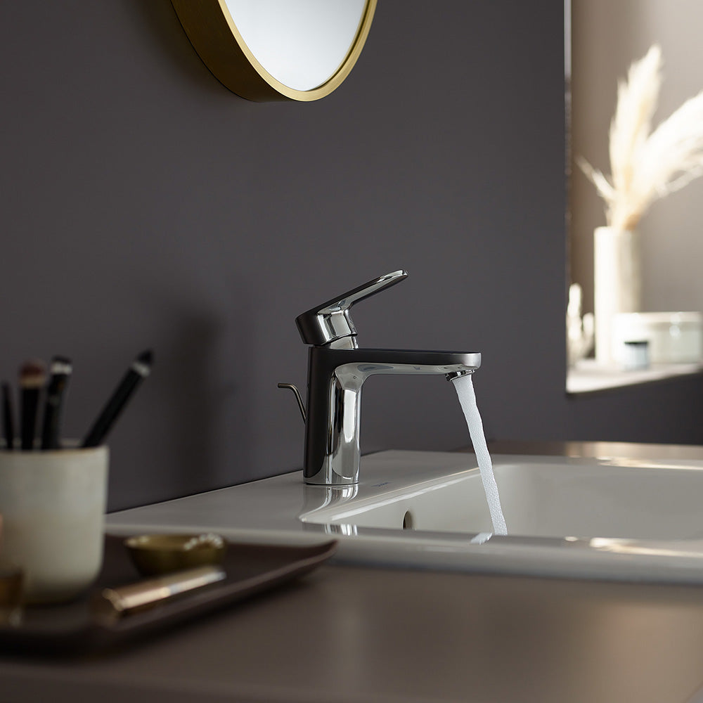 Hansgrohe Vernis Blend Single Lever Basin Mixer 100 With Pop-Up Waste Set Chrome