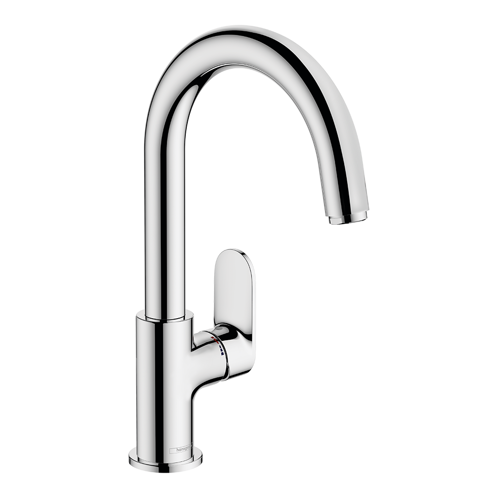 Hansgrohe Vernis Blend Single Lever Basin Mixer With Swivel Spout And Pop-Up Waste Set Chrome