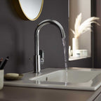 Hansgrohe Vernis Blend Single Lever Basin Mixer With Swivel Spout And Pop-Up Waste Set Chrome