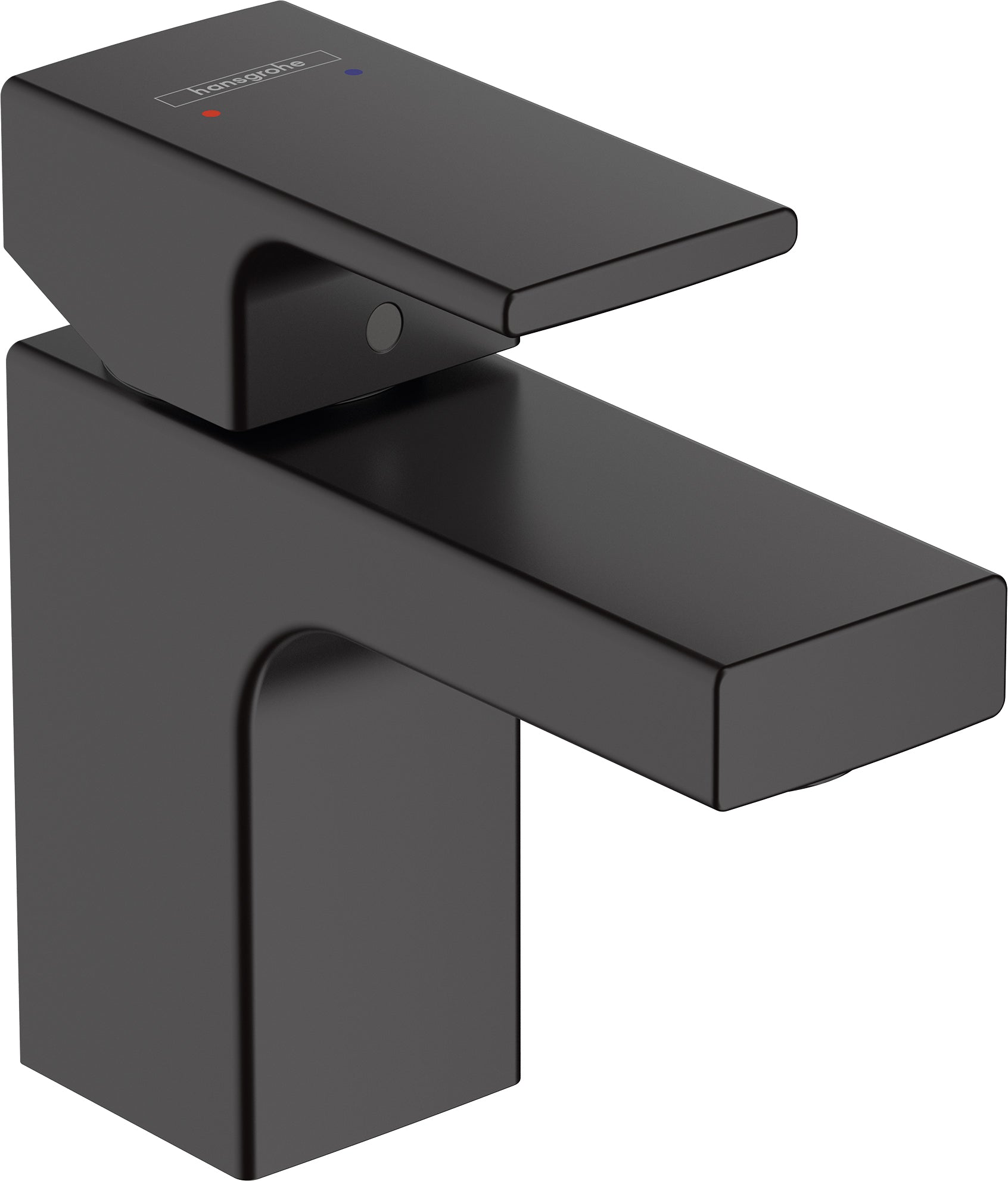 Hansgrohe Vernis Shape Single Lever Basin Mixer 70 With Isolated Water Conduction And Pop-Up Waste Set Matt Black