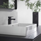 Hansgrohe Vernis Shape Single Lever Basin Mixer 70 With Isolated Water Conduction And Pop-Up Waste Set Matt Black
