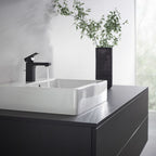 Hansgrohe Vernis Shape Single Lever Basin Mixer 100 With Isolated Water Conduction And Pop-Up Waste Set Matt Black