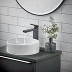 Hansgrohe Vernis Shape Single Lever Basin Mixer 190 With Isolated Water Conduction And Pop-Up Waste Set Matt Black