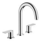 Hansgrohe Vernis Shape 3-Hole Basin Mixer With Pop-Up Waste Set Chrome