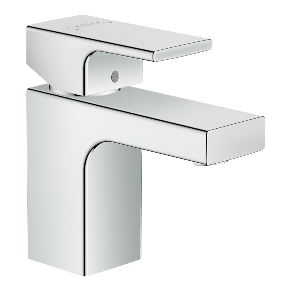 Hansgrohe Vernis Shape Single Lever Basin Mixer 70 With Isolated Water Conduction Without Waste Set Chrome