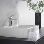 Hansgrohe Vernis Shape Single Lever Basin Mixer 100 With Isolated Water Conduction And Metal Pop-Up Waste Set Chrome