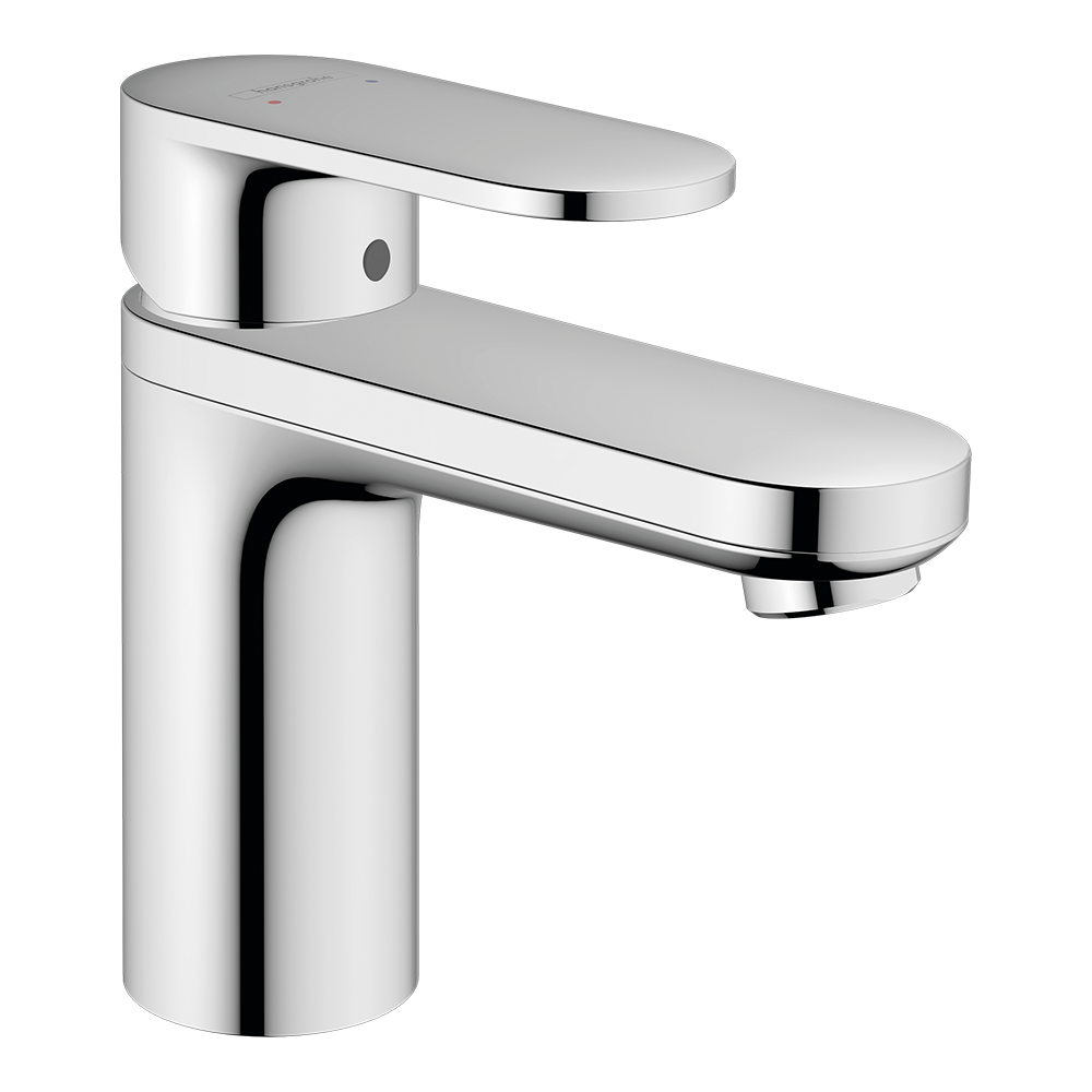 Hansgrohe Vernis Blend Single Lever Basin Mixer 100 With Isolated Water Conduction And Pop-Up Waste Set Chrome