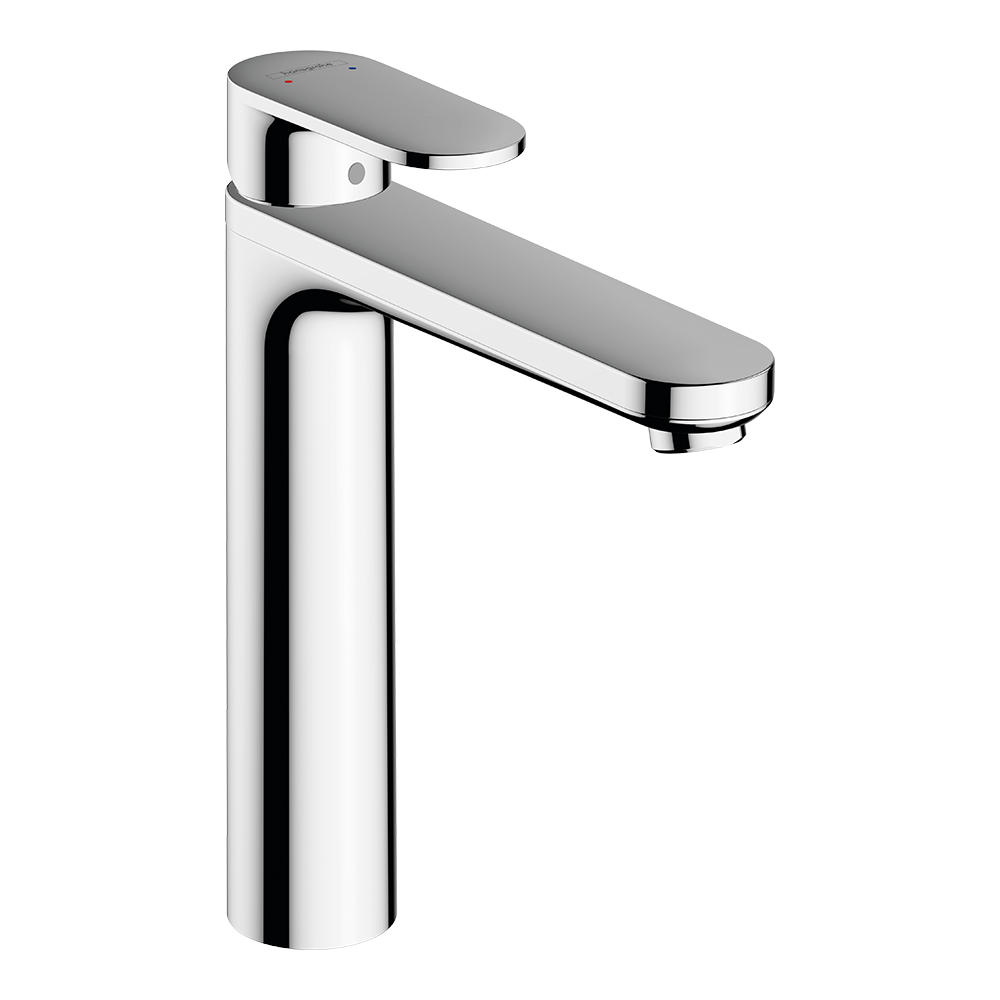 Hansgrohe Vernis Blend Single Lever Basin Mixer 190 With Isolated Water Conduction And Pop-Up Waste Set Chrome