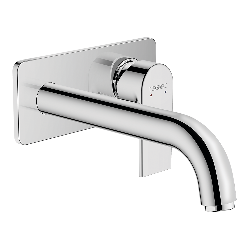 Hansgrohe Vernis Shape Single Lever Basin Mixer For Concealed Installation Wall-Mounted With Spout 2070mm Chrome
