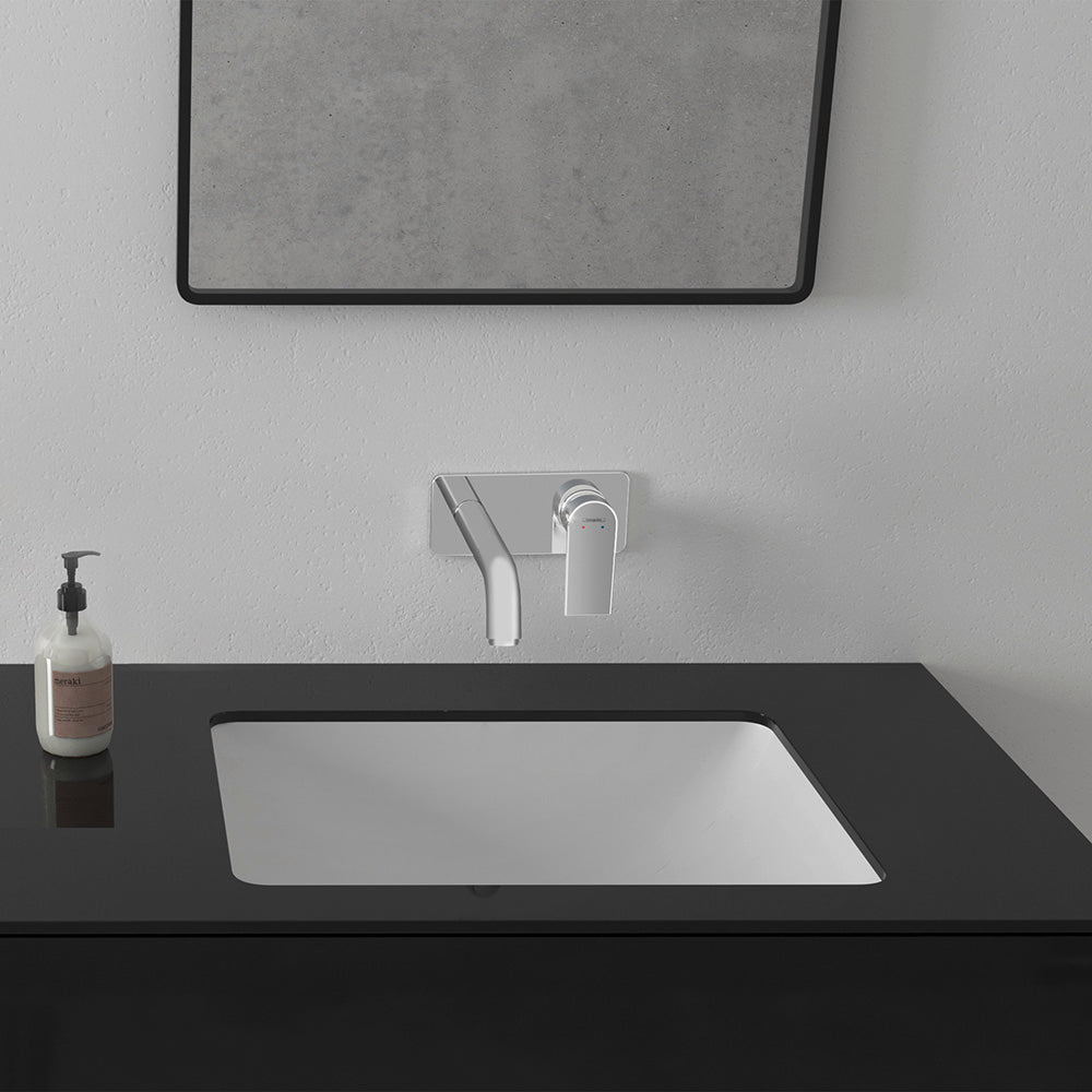 Hansgrohe Vernis Shape Single Lever Basin Mixer For Concealed Installation Wall-Mounted With Spout 2070mm Chrome