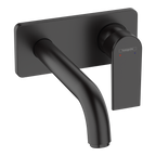 Hansgrohe Vernis Shape Single Lever Basin Mixer For Concealed Installation Wall-Mounted With Spout 2070mm Matt Black