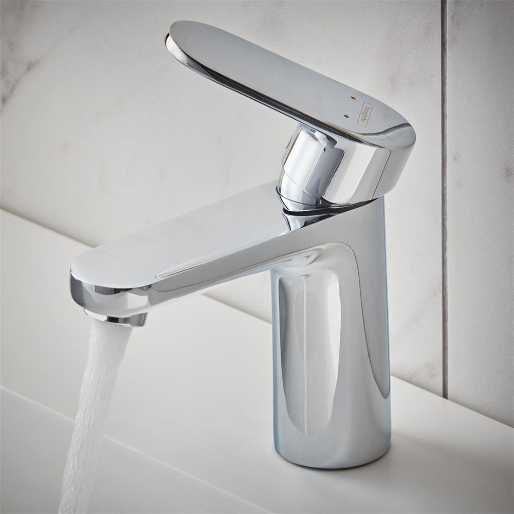 Hansgrohe Vernis Blend Single Lever Basin Mixer 100 Without Waste Set Chrome