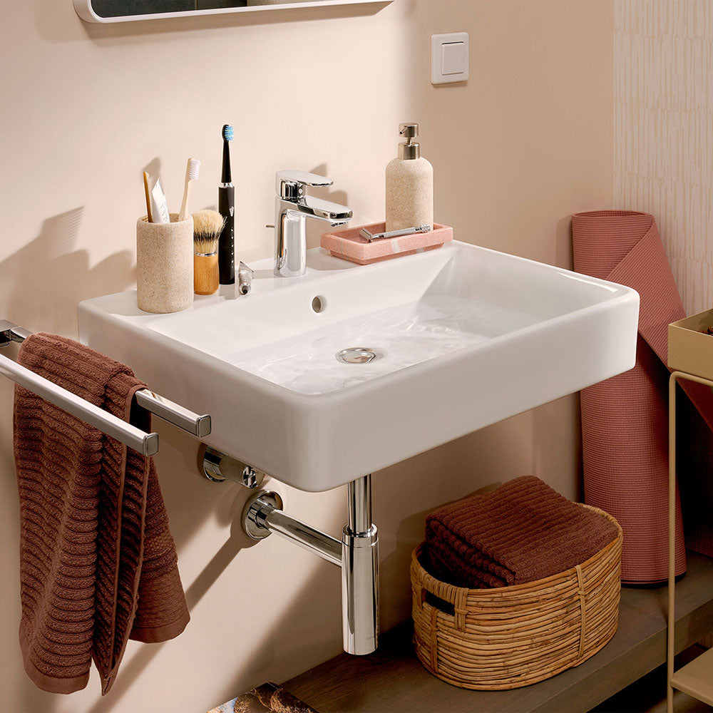 Hansgrohe Vernis Blend Single Lever Basin Mixer 100 Coolstart With Pop-Up Waste Set Chrome