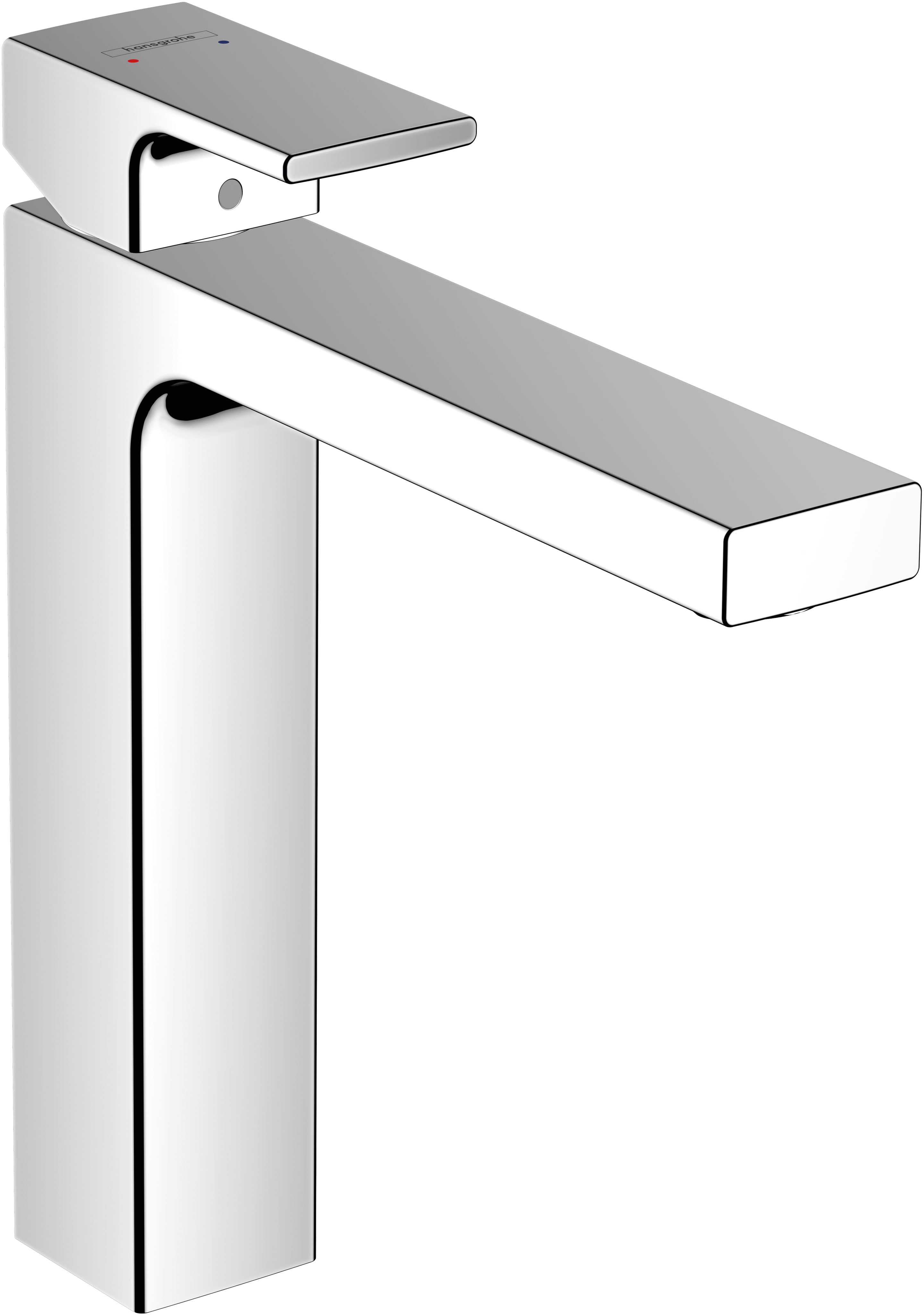 Hansgrohe Vernis Shape Single Lever Basin Mixer 190 With Isolated Water Conduction Without Waste Set Chrome