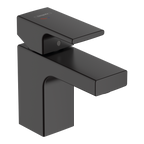 Hansgrohe Vernis Shape Single Lever Basin Mixer 70 Coolstart With Isolated Water Conduction And Pop-Up Waste Set Matt Black