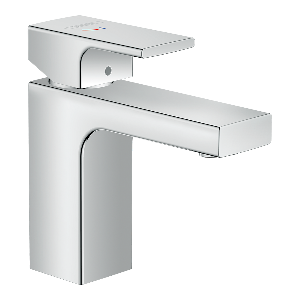 Hansgrohe Vernis Shape Single Lever Basin Mixer 100 Coolstart With Isolated Water Conduction And Pop-Up Waste Set Chrome