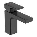 Hansgrohe Vernis Shape Single Lever Basin Mixer 100 Coolstart With Isolated Water Conduction And Pop-Up Waste Set Matt Black