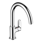 Hansgrohe Vernis Blend M35 Single Lever Kitchen Mixer 210 With Swivel Spout Chrome