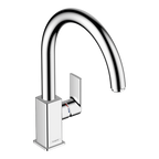Hansgrohe Vernis Shape M35 Single Lever Kitchen Mixer 210 With Swivel Spout Chrome