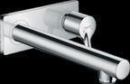 Hansgrohe Talis S Basin Mixer Tap for concealed installation wall-mounted with spout 225 cm, Chrome
