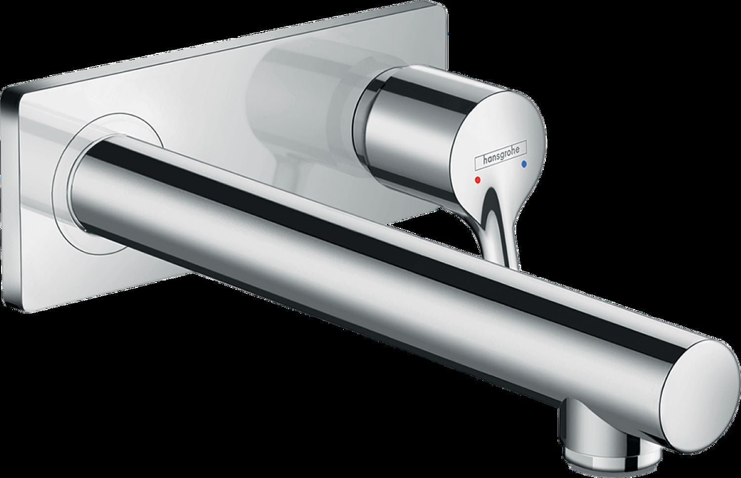 Hansgrohe Talis S Basin Mixer Tap for concealed installation wall-mounted with spout 225 cm, Chrome