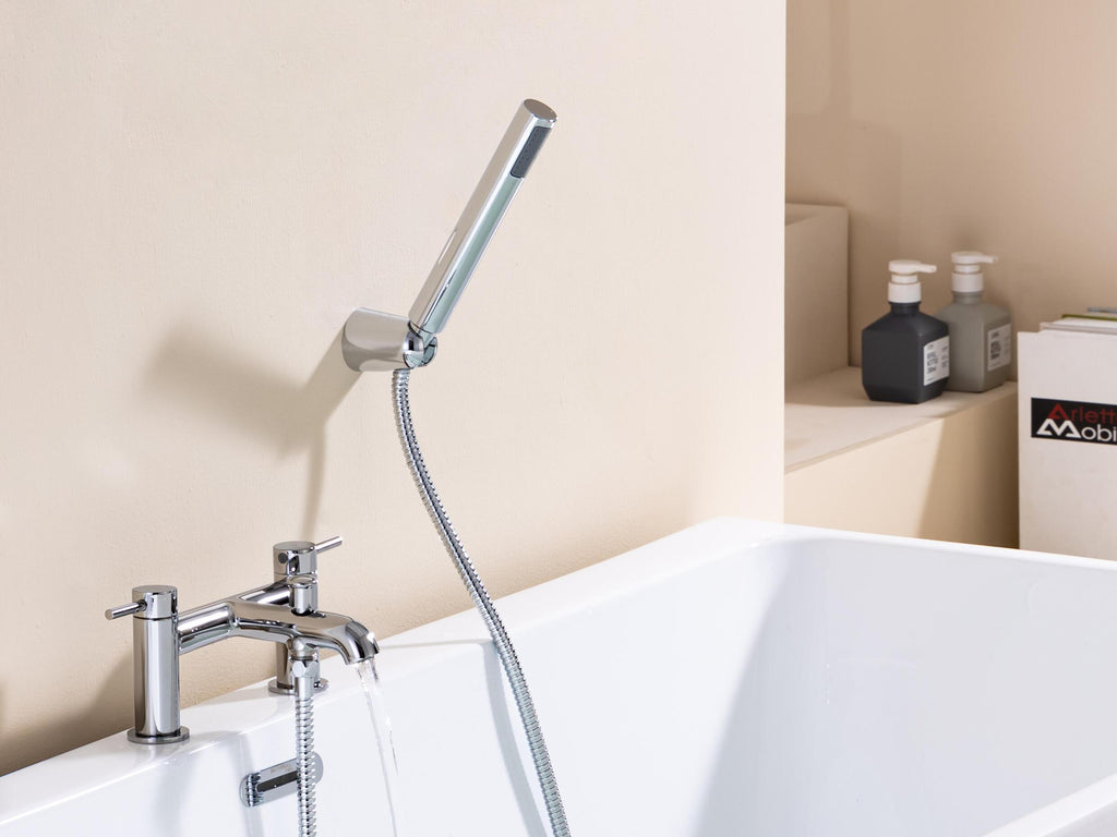 iflo Albany Deck Mounted Bath Shower Mixer - Chrome