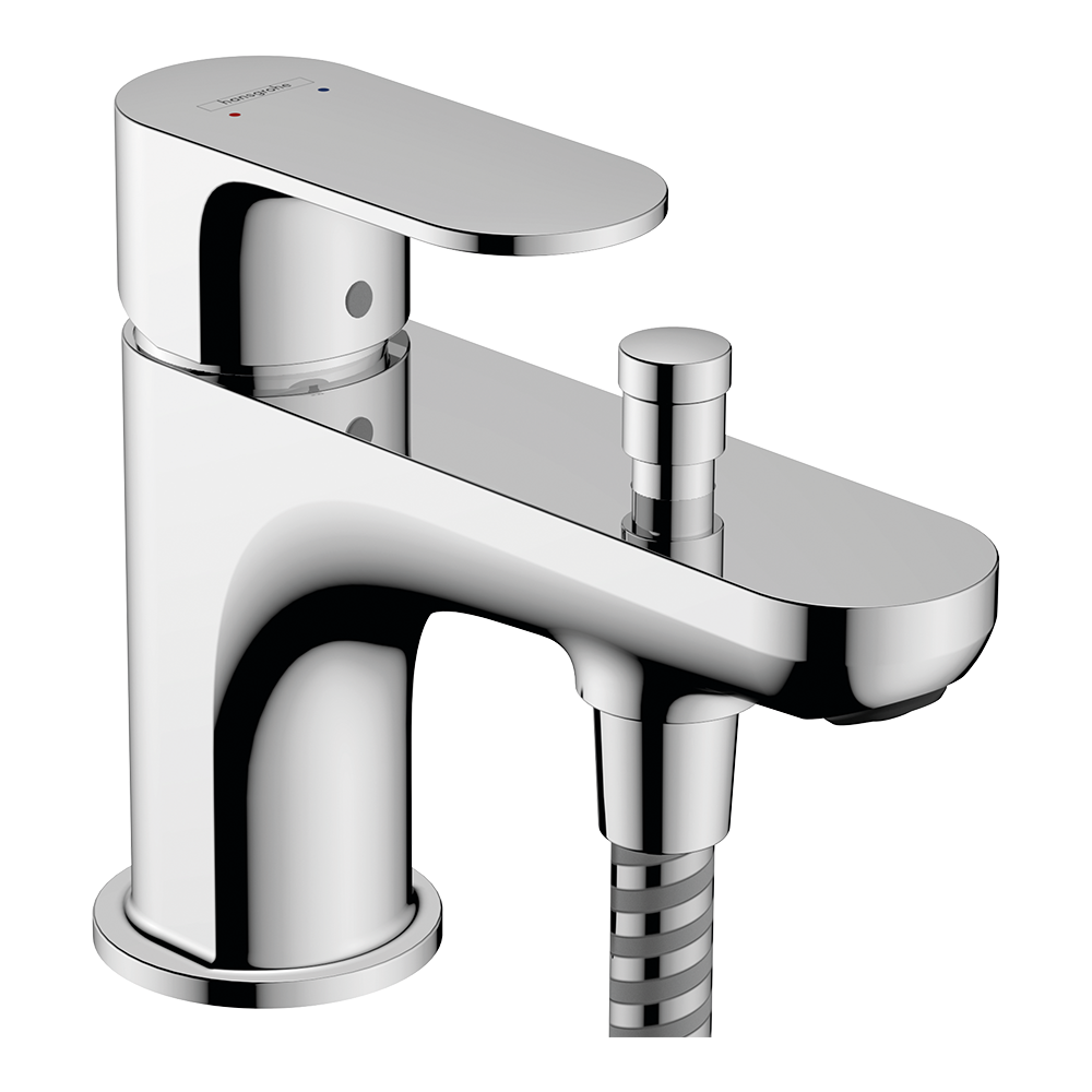 Hansgrohe Rebris S Single Lever Bath And Shower Mixer Monotrou With 2 Flow Rates Chrome