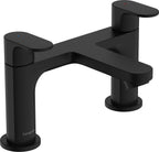 Hansgrohe Rebris S 2-Hole Rim Mounted Bath Mixer Matt Black