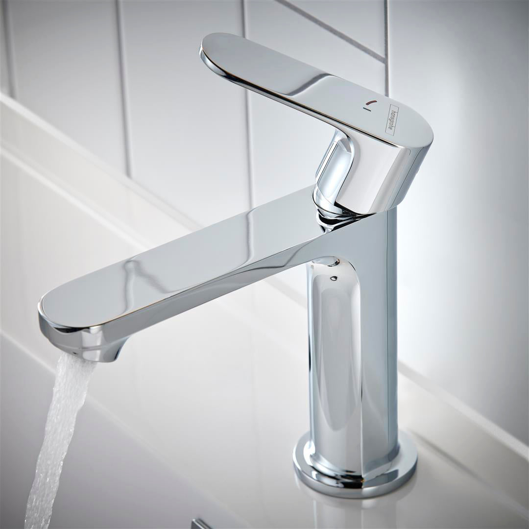 Hansgrohe Rebris S Single Lever Basin Mixer 110 Coolstart Without Waste Set Chrome