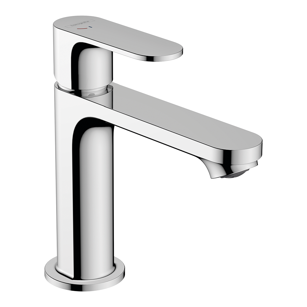 Hansgrohe Rebris S Single Lever Basin Mixer 110 Coolstart With Metal Pop-Up Waste Set Chrome