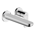 Hansgrohe Rebris S Single Lever Basin Mixer For Concealed Installation Wall-Mounted With Spout 200mm Chrome