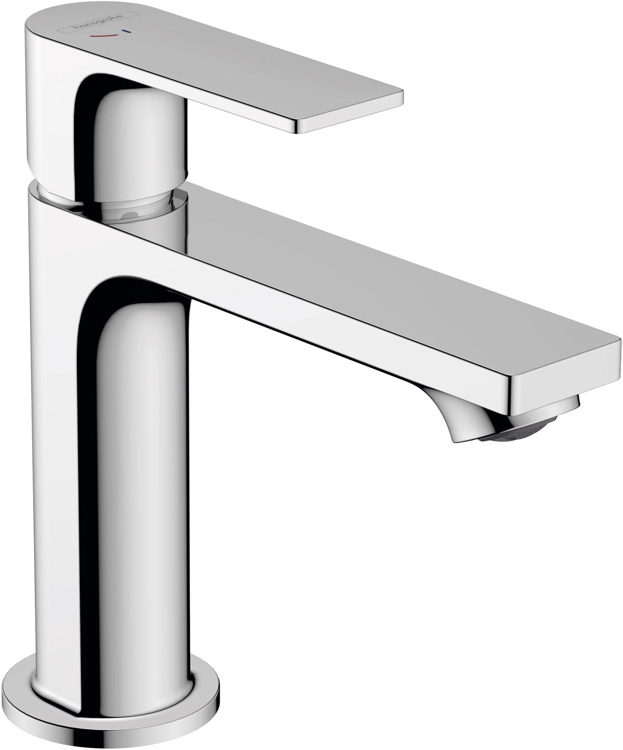 Hansgrohe Rebris E Single Lever Basin Mixer 110 Coolstart Without Waste Set Chrome