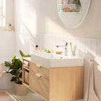 Hansgrohe Rebris S Single Lever Basin Mixer 110 Coolstart Ecosmart+ With Pop-Up Waste Set Chrome