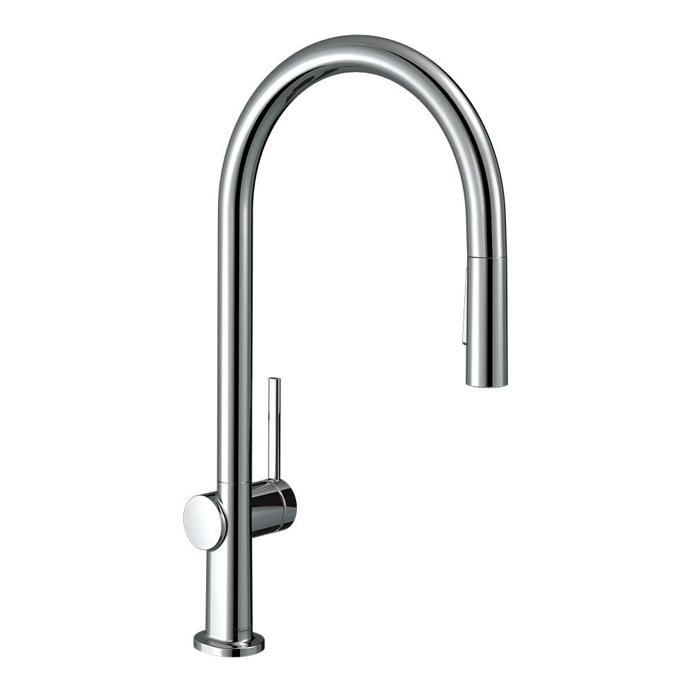 Hansgrohe Talis M54 Kitchen Mixer Tap 210, pull-out sPairay, 2jet, Chrome