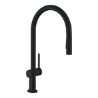 Hansgrohe Talis M54 Kitchen Mixer Tap 210, pull-out sPairay, 2jet, Matt Black