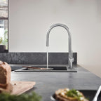 Hansgrohe Talis M54 Kitchen Mixer Tap 210, pull-out spout, 1jet, Chrome