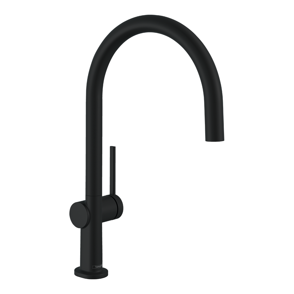 Hansgrohe Talis M54 Kitchen Mixer Tap 220, 1jet, Matt Black
