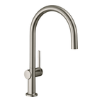 Hansgrohe Talis M54 Kitchen Mixer Tap 220, 1jet, Stainless Steel Stainless Steel Finish