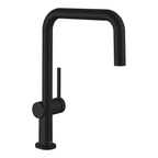 Hansgrohe Talis M54 Kitchen Mixer Tap U 220, 1jet, Matt Black